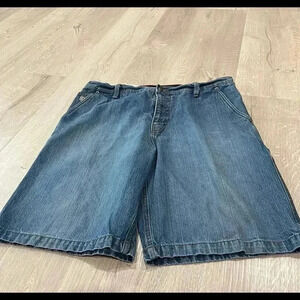 IZOD mens blue jean shorts